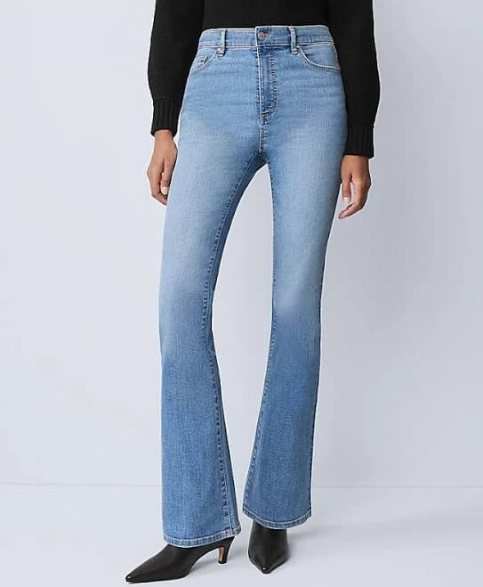 Ann Taylor Women's Curvy Fit Boot Jeans