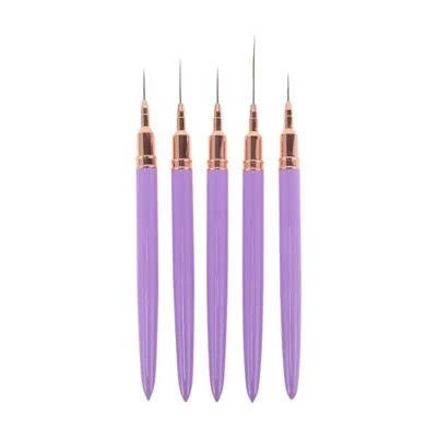 Unique Bargains Fine Nail Art Brushes Kit