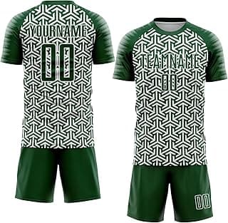 Custom Soccer Jersey Unisex Adult Youth Personalized Color Block Soccer T-Shirts or Set Printed Name, Team Number, Logo