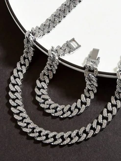 Men's Iced Out Cuban Link Necklace