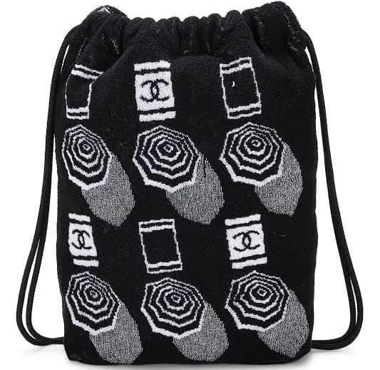 Chanel Drawstring Beach Backpack