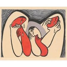 Poster Master Mikulas Galanda - Crying Women 24x32 : Target
