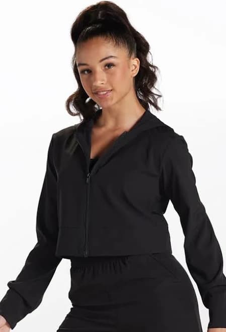 Dance Top Woven Tech Zip-Up Hoodie