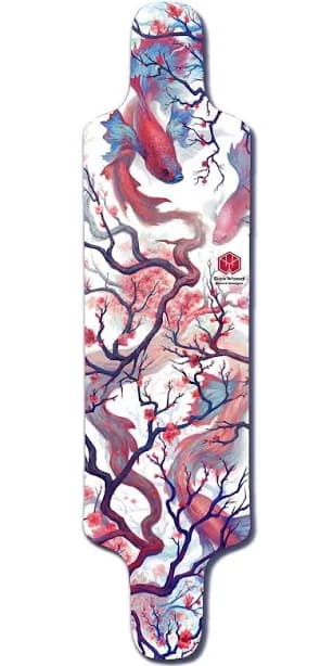 BoxWood Board Designs Ebb and Flow Sector Longboard
