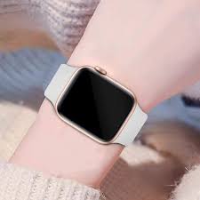 YODI 4 Pack Strap Bands Compatible with Apple Watch 38mm 40mm 41mm, Replacement Soft Silicone Sport Strap for iWatch Series 7/6/5/4/3/2/1 SE (Pack Of 4) (38MM/40MM/41MM, BLACK/WHITE/GREY/PINK) : Amazon.in: Electronics