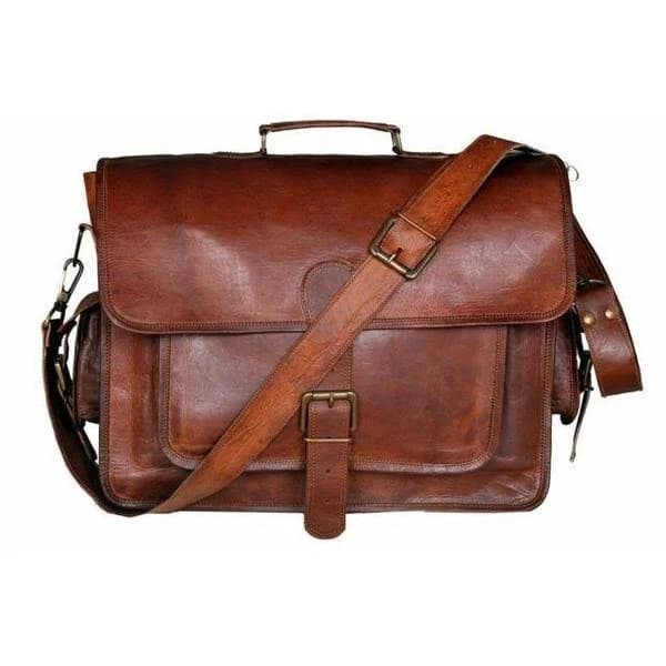 Emerson Leather Bags Perry Leather Messenger Bag