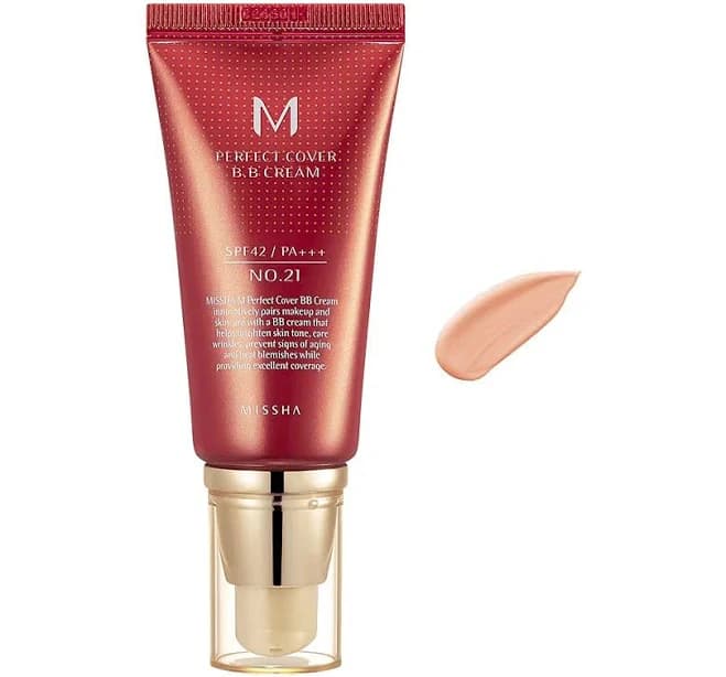 Missha M Perfect Cover Bb Cream No. 21 Light Beige Spf42 Pa+++ 50ml