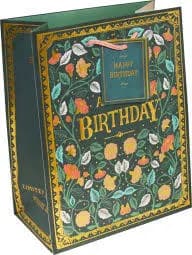 Storybook Novel Floral Gift Bag