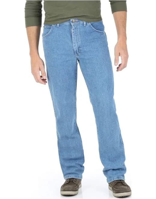 Wrangler Men's Regular Fit Jeans with Comfort Flex Waistband