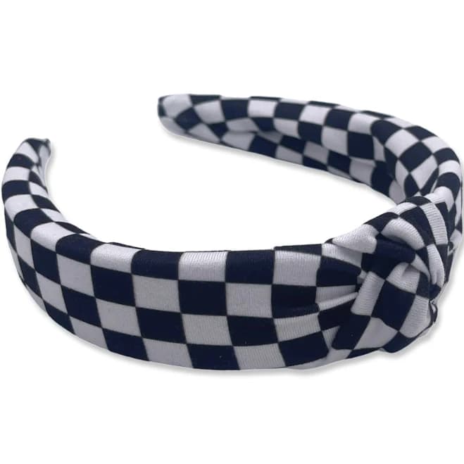 Checkered Hard Headband