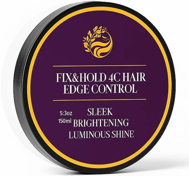 Strong Hold Edge Control Gel: Non-Flaking Hair Styling for Wigs & Braids