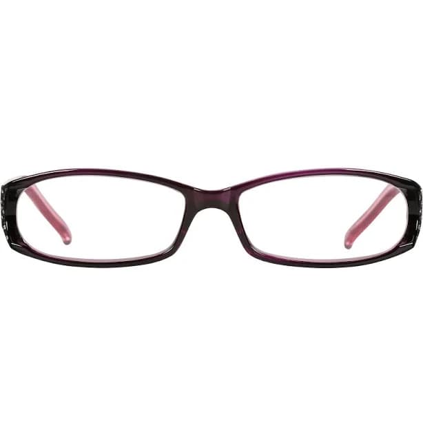 M+ Womens Rectangular Plastic Reading Glasses