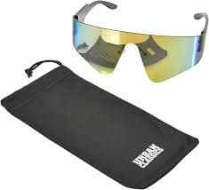 Amazon.com: Urban Classics Men's Classic Rectangular Sunglasses, Black/Royal, Einheitsgröße : Clothing, Shoes & Jewelry