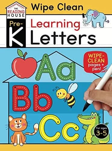 Learning Letters (Pre-K Wipe Clean Workbook)