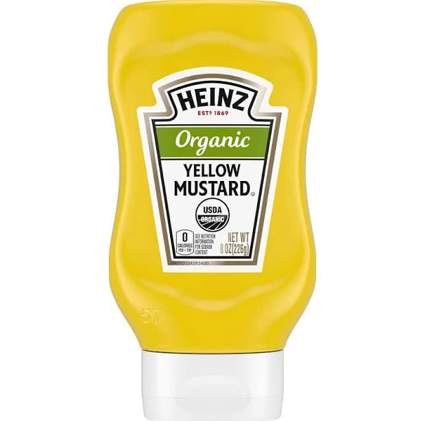 Heinz Mustard Organic Yellow