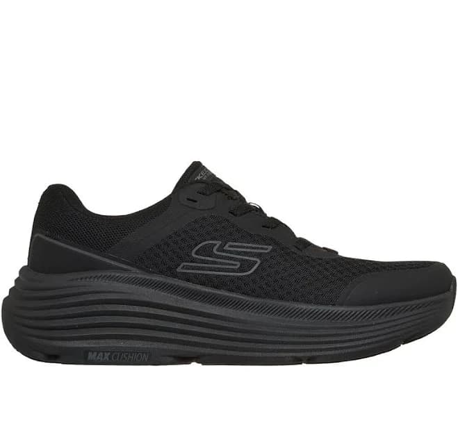 Skechers Men's Work Slip-Resistant: Max Cushioning Endeavour Sneaker | Size 8.5 | Black | Synthetic/Textile | Machine Washable