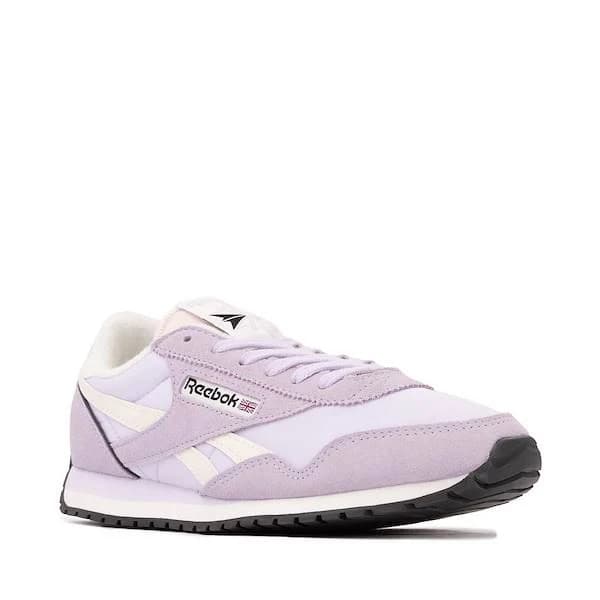 Womens Reebok Classic AZ Athletic Shoe - Digital Gleam / Chalk - LAVENDER - Size 7.5