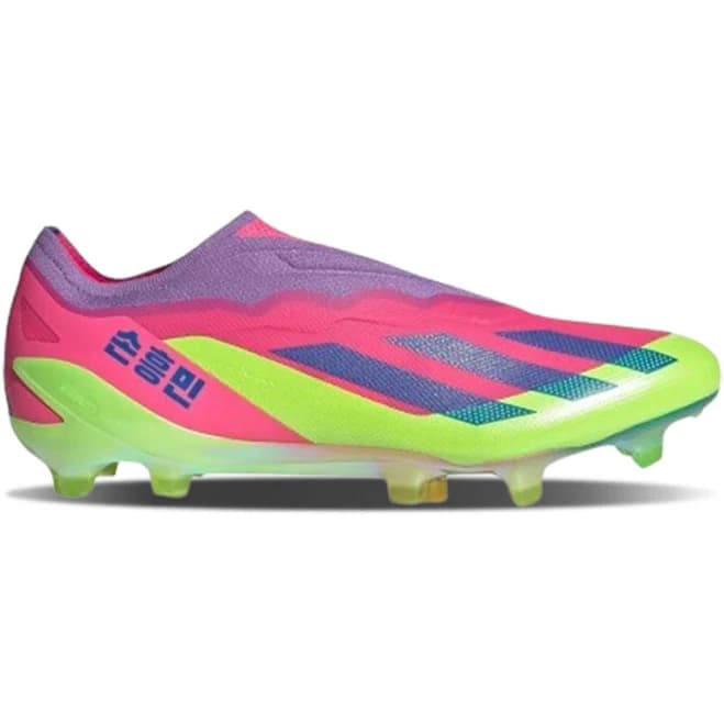 Adidas Laceless Fg Crazyfast Soccer Cleats Lucid Lemon Pink