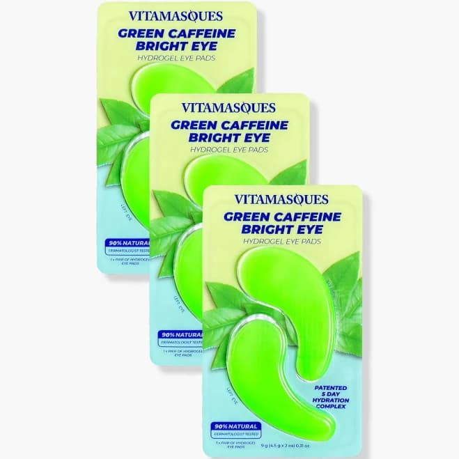 Brightening Caffeine Eye Patches | Vitamasques Multipack
