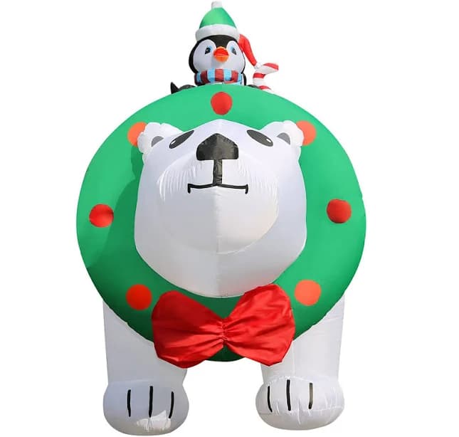Etokfoks 8ft Giant Inflatable Polar Bear