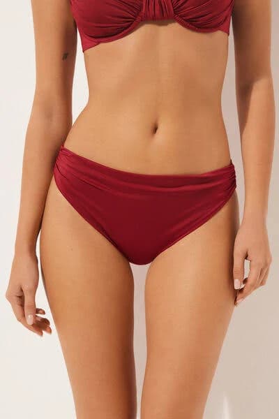 Calzedonia Shiny Satin Swimsuit Bottoms