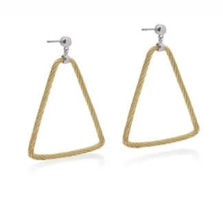 Alor Open Triangle Drop Earrings