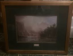 Albert Bierstadt Among the Sierra Nevada Mountains Framed Print 23 x 19 Frame