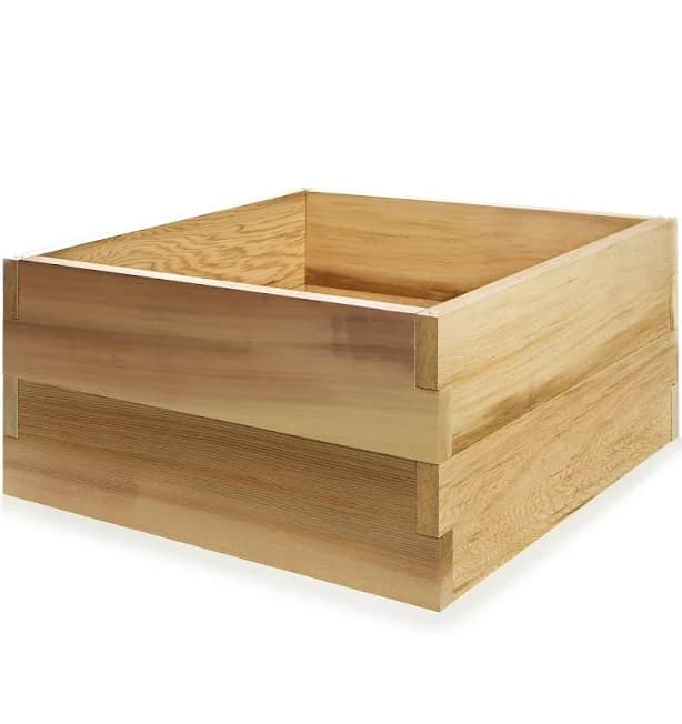 All Things Cedar 2ft Square 2-Tier Raised Garden Box