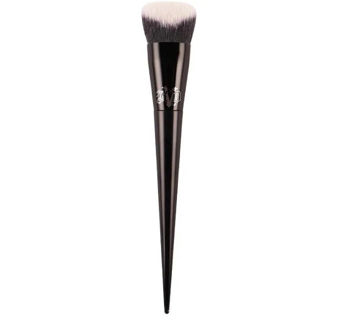 KVD Makeup Brush 10 Foundation Brush Soft Fiber Hair Elegant Black Handle Brand Makeup Brushes for