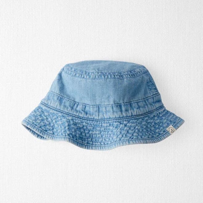 Little Planet Toddler Organic Cotton Chambray Bucket Hat