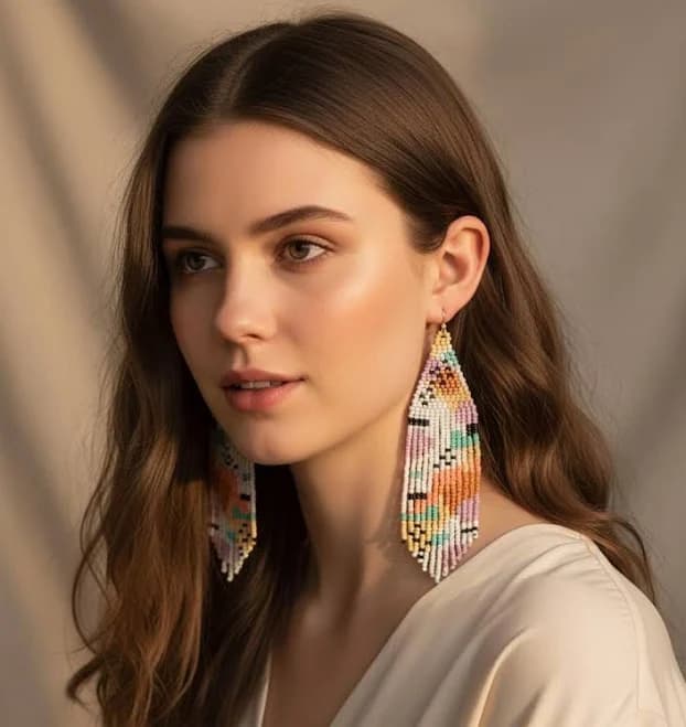 4 inch Drop Earrings