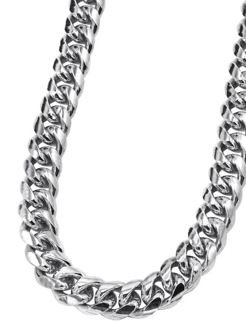 Silver Chain Miami Cuban Link