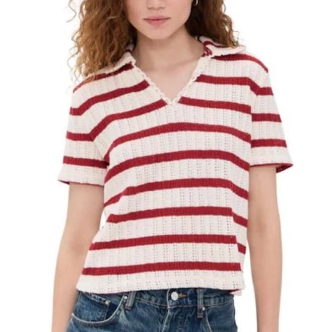 Madewell Women's Bali Crochet Polo
