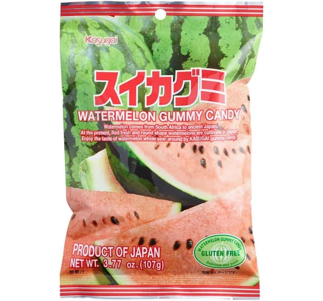 World Market Kasugai Watermelon Gummy Candy Snack