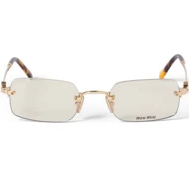 Miu Miu Woman's Eyewear Collection Sunglasses with Blue-Ray Lenses