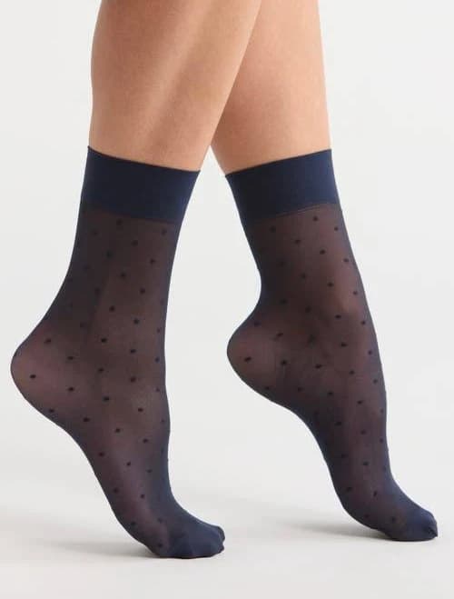 Nordstrom Everyday Sheer Dot Ankle Socks