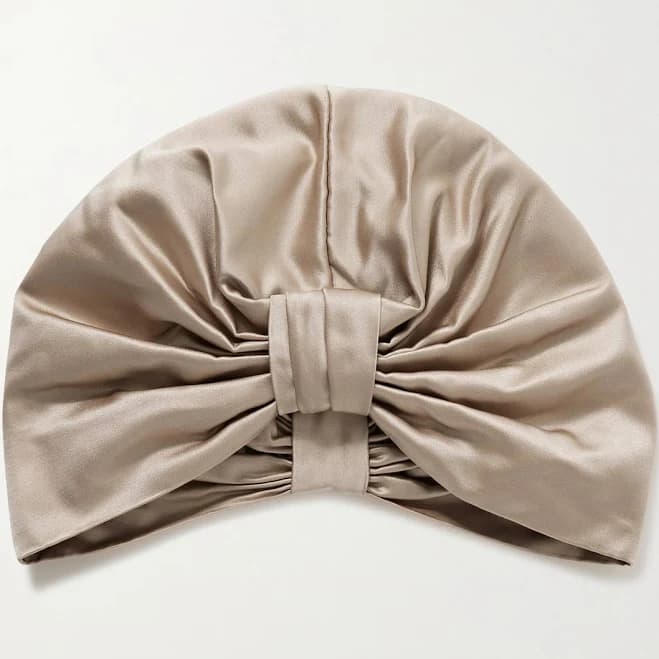 Jennifer Behr Sasha Gathered Duchesse-satin Hair Wrap - Women - Taupe Hair Accessories