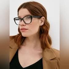 Prada Authentic New Prada PR 17WSF 19D01T Sunglasses Women's Black | Grailed