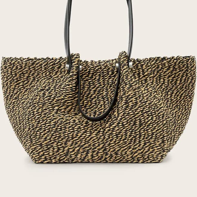 Allsaints Allington Straw Tote Bag