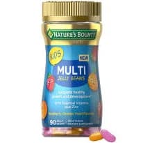 Nature's Bounty Kids Multi Jelly Beans Raspberry Orange Twist 90ct