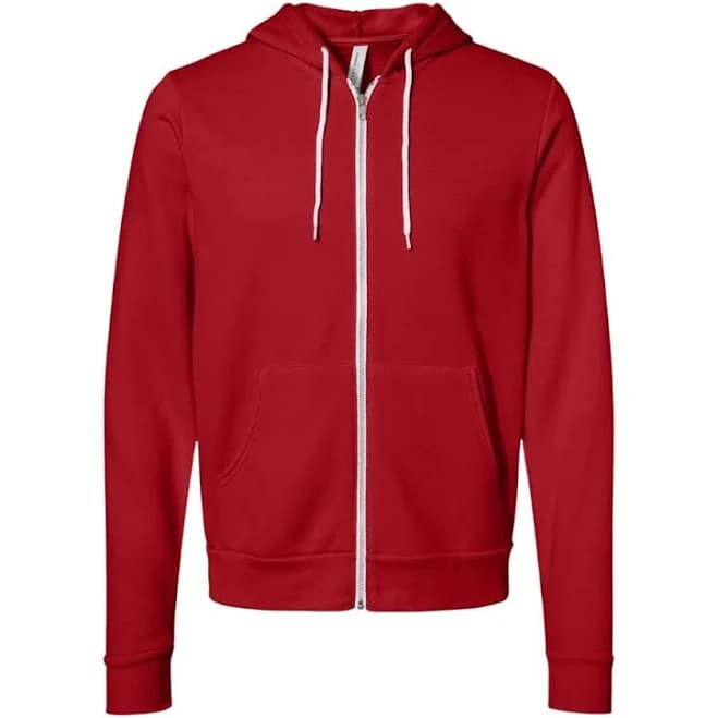 Bella + Canvas Unisex Sponge Fleece Full-Zip Hoodie