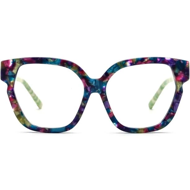 Square Glasses For Women Multicolor Acetate Eyeglasses Frame