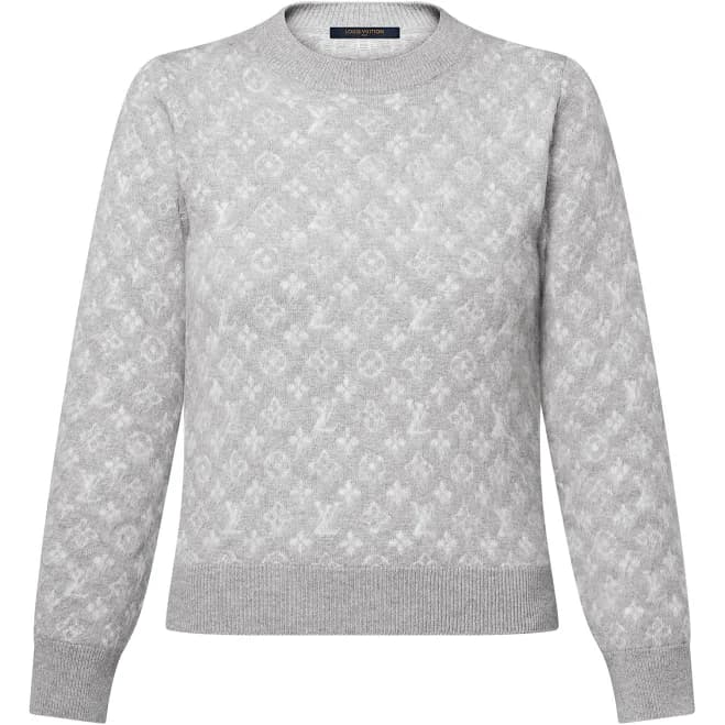 Louis Vuitton Monogram Brushed Knit Sweater