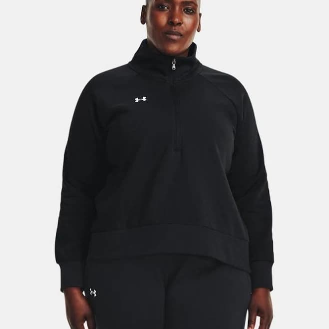 Women's Plus Size Under Armour Rival Fleece Zip Top