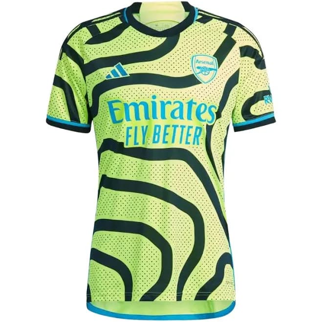 adidas Arsenal 23/24 Youth Away Jersey Soccer HZ2106 Yellow