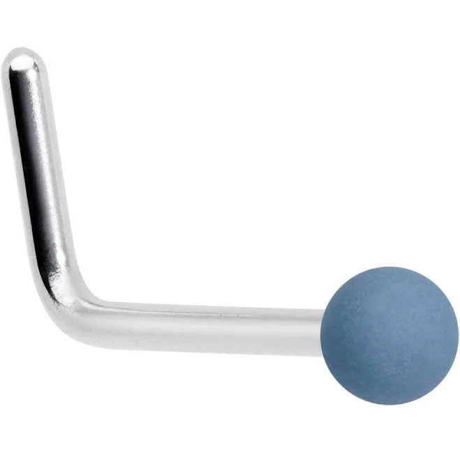 Body Candy 316L Stainless Steel L-Shape Nose Ring Stud Piercing
