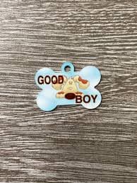Personalized Dog Tag: Bone-shaped Pet ID Tag - Etsy