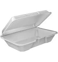 Foam Hinged Carryout Container