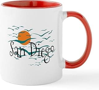 CafePress San Diego Beach California Mugs 11 oz (325 ml) Ceramic Coffee Mug