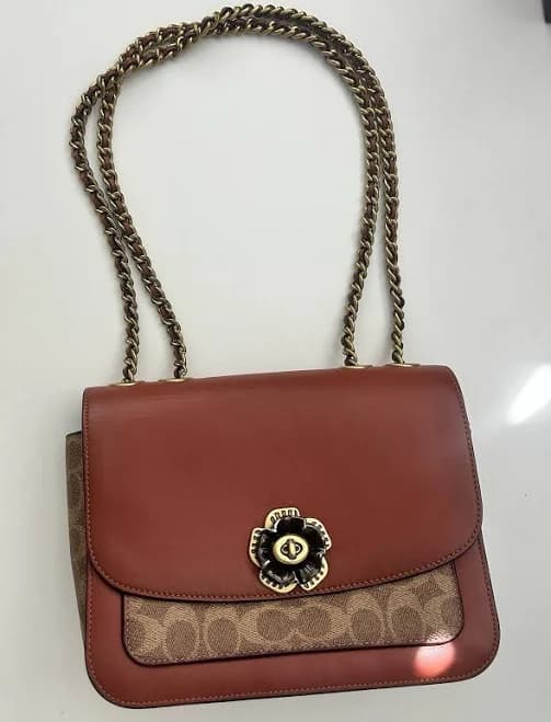 Coach Madison Signature Canvas Shoulder Bag